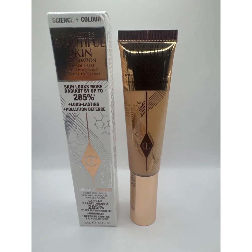 Charlotte Tilbury Beautiful Skin Foundation 9 Warm - NEW